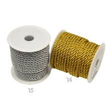 Κορδόνι Rayon Χρυσό-Ασημί 5χιλ.(18μ.)