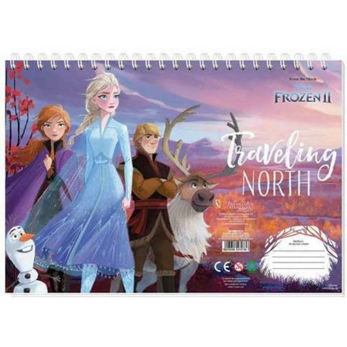 Μπλοκ Ζωγραφικής Frozen 2  23Χ33εκ. 40 Φύλλων