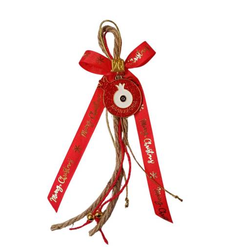 Γούρι Ρόδι με Ευχές Merry Christmas