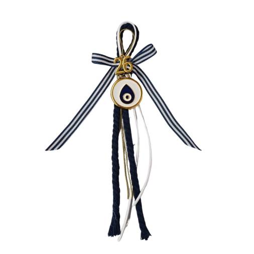 Γούρι Ματάκι Μπλε Ιβουάρ