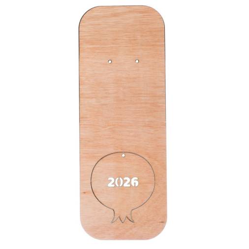 Πλάτη για Γούρια MDF Ρόδι 27x10εκ.