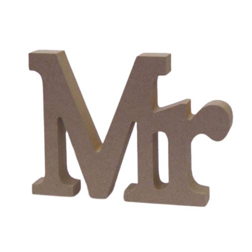 Ξύλινο Mr MDF 15x11εκ.