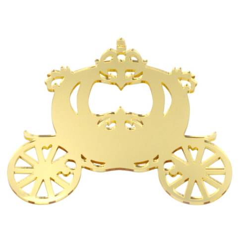 Χρυσή  Άμαξα Πλέξιγκλας 20Χ18εκ.