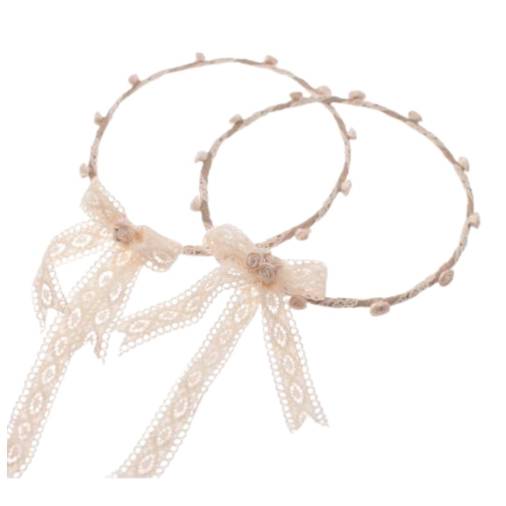 Στέφανα Γάμου Vintage Δαντέλα Λουλουδάκια