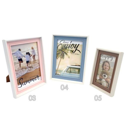 Ξύλινη Κορνίζα με Χρώμα 13Χ18εκ.