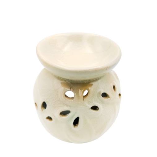 Κεραμικός Καυστήρας Wax Melt Λουλούδια Κρακελέ 7Χ9εκ.