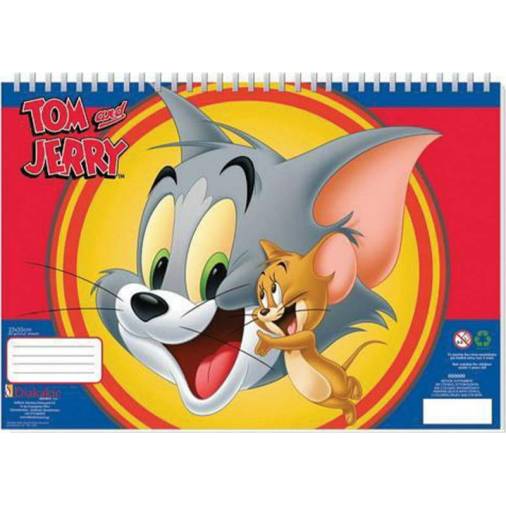 Μπλοκ Ζωγραφικής Tom & Jerry 23Χ33εκ. 40 Φύλλων
