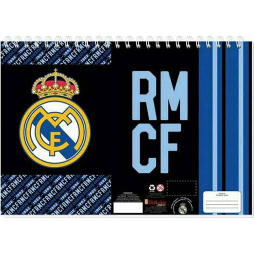 Μπλοκ Ζωγραφικής Real Madrid Μπλε 23Χ33εκ. 40 Φύλλων