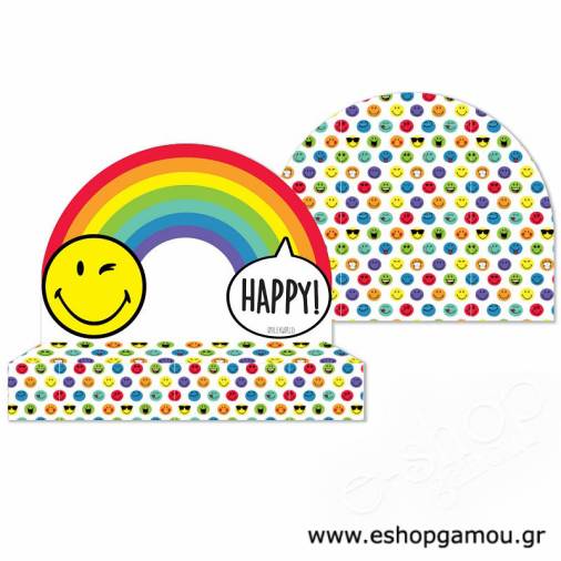 Πρόσκληση Πάρτυ με Φάκελο Emoji 13.9Χ8εκ. (8τεμ)