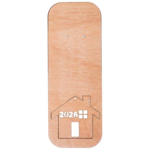 Πλάτη για Γούρια MDF Σπιτάκι 27x10εκ.