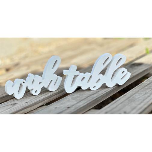Ξύλινο Wish Table Λευκό