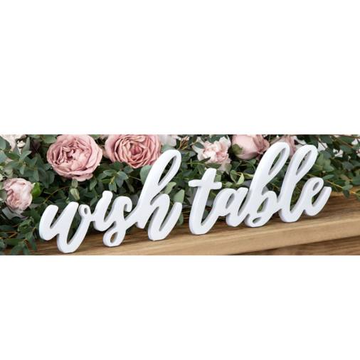 Ξύλινο Wish Table Λευκό