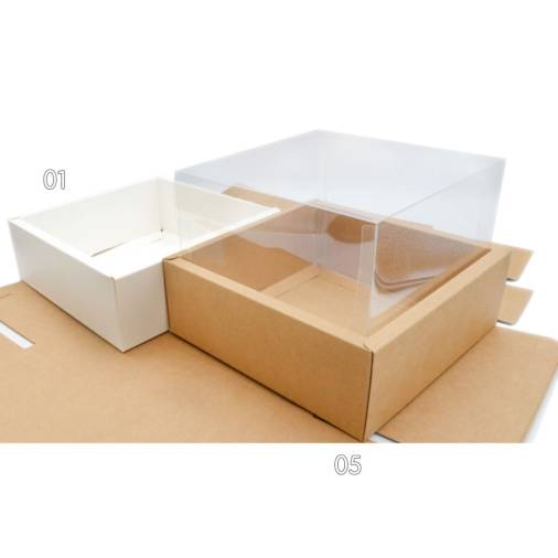 Κουτί Τετράγωνο με Ζελατίνα 30Χ30Χ16εκ.