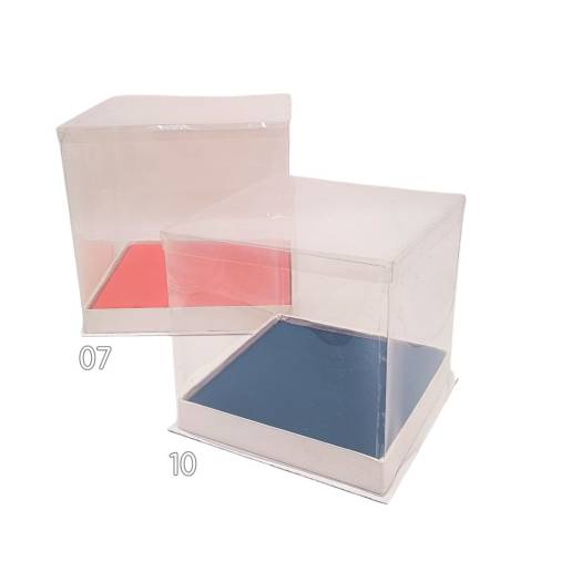 Κουτί Τετράγωνο Βάση με Ζελατίνα 25Χ25Χ25εκ.