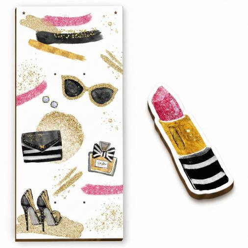 Σετ Ξύλινη Πλάτη & Στολίδι Λαμπάδας Beauty