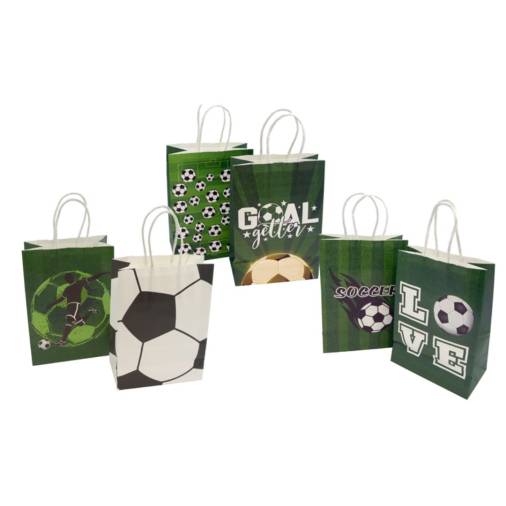 Χάρτινη Σακούλα Ποδόσφαιρο 15Χ21Χ8εκ.
