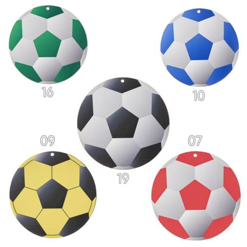 Ξύλινη Στολίδι Λαμπάδας Μπάλα 8,5εκ.