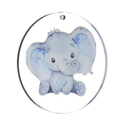 Plexiglass Στολίδι Ελεφαντάκι 5εκ.