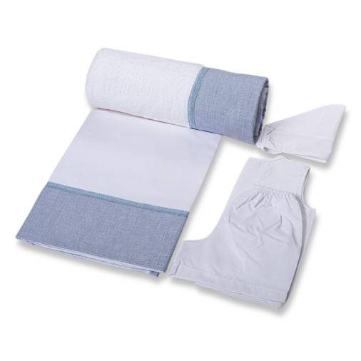 Σετ Λαδόπανα Αγόρι Σιελ Λινό