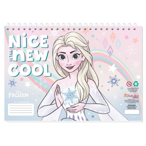 Μπλοκ Ζωγραφικής Frozen A4 30 Φύλλων