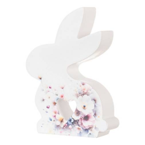 Κεραμικό Κουνελάκι Floral 11X8X2εκ.