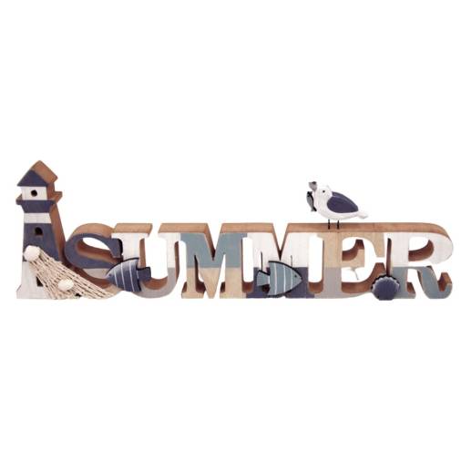 Ξύλινο Διακοσμητικό Summer 48Χ15εκ.