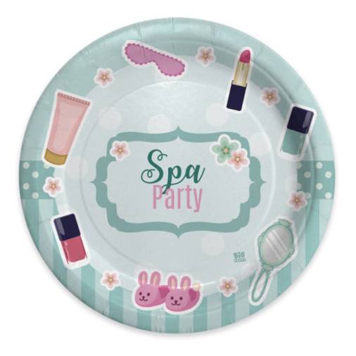 Πιατάκια Χάρτινα Spa Party 24εκ.(8τεμ)