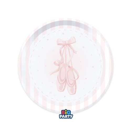 Πιατάκια Χάρτινα Μπαλαρίνα 18εκ.(6τεμ)