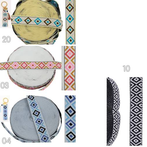 Κορδέλα Υφαντή Boho 2,5εκ.(18,4μ)