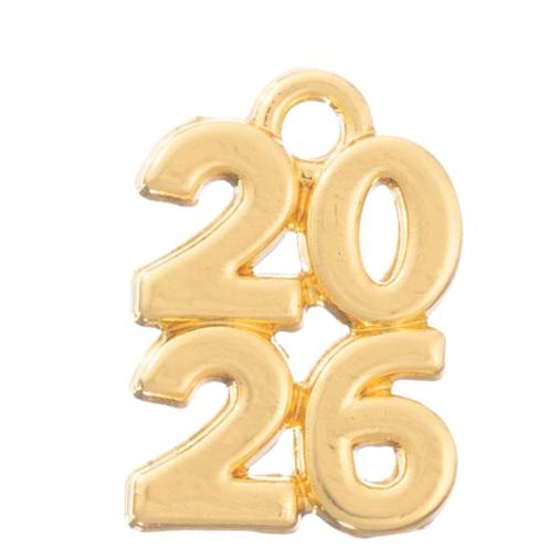 Μεταλλικό 2026 Χρυσό 1εκ.