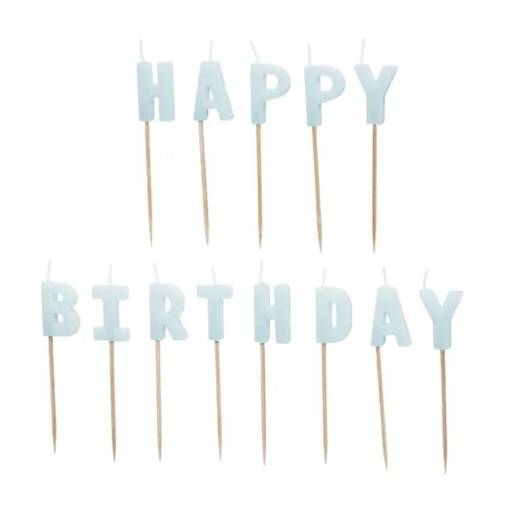 Κεράκια Γενεθλίων Happy Birthday Σιελ (Σετ 13τεμ)