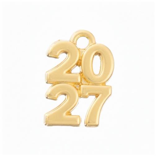 Μεταλλικό 2027 Χρυσό 1εκ.