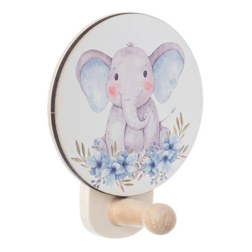 Ξύλινη Κρεμάστρα Ελεφαντάκι