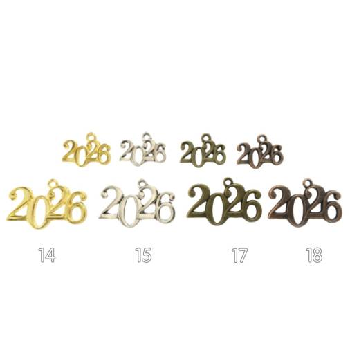 Μεταλλικό 2026 2,5X1,2εκ.