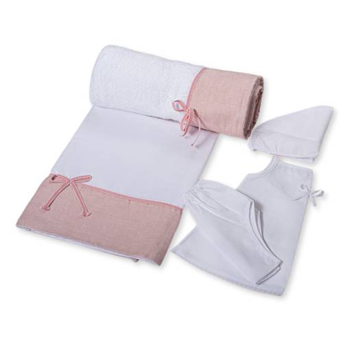 ΣετΛαδόπανα Κορίτσι Φιογκάκι Ροζ