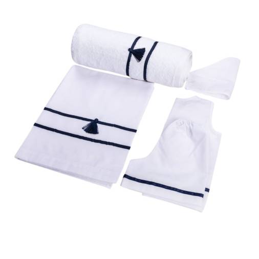 Σετ Λαδόπανα Φουντάκι Μπλέ Σκούρο