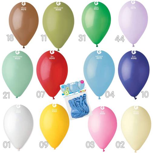Μπαλόνι Latex 30εκ. (Σετ 10τεμ)