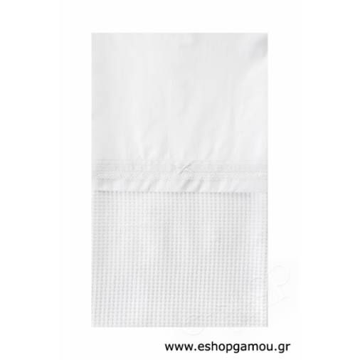 Παπλωματοθήκη Natural Λευκή