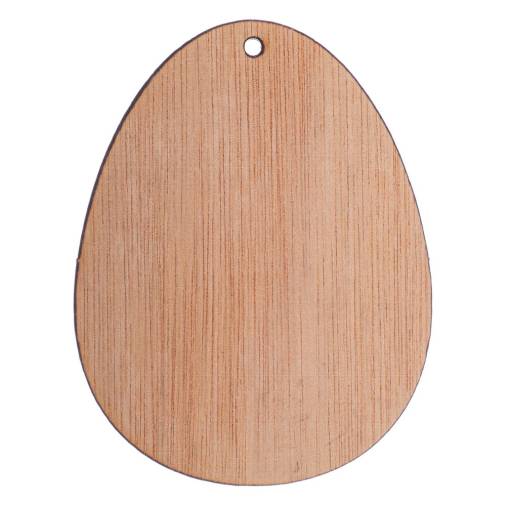 Ξύλινο Αυγό 9Χ7εκ.