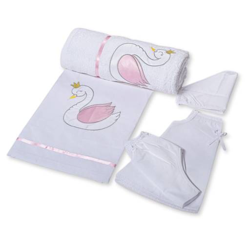 Σετ Λαδόπανα Κορίτσι Κύκνος