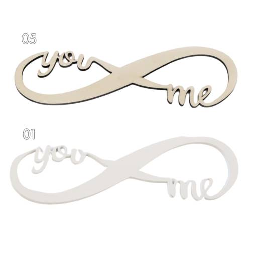 Ξύλινo Άπειρο You&Me  Μεγάλο 18εκ.