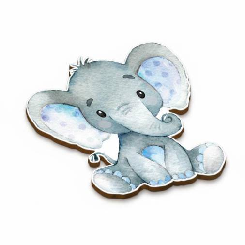 Ξύλινο Στολίδι Ελεφαντάκι 6εκ.