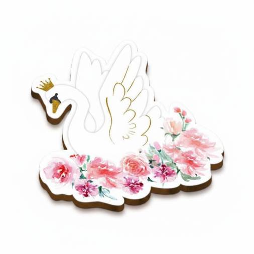 Ξύλινο Στολίδι Κύκνος 8,5εκ.