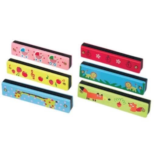 Ξύλινο Παιχνίδι Φυσαρμόνικα 13εκ.