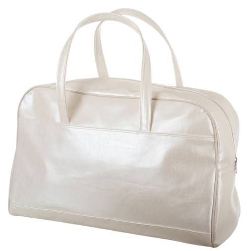 Τσάντα Δερματίνη Ορθογώνια Ιβουάρ Περλέ