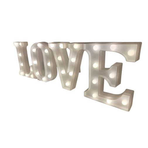 Διακοσμητικό με Led LOVE 21,5εκ.