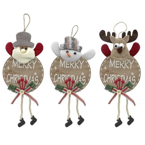 Ξύλινο Στολίδι Merry Christmas 30Χ14εκ.