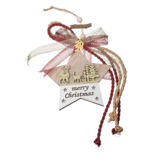 Γούρι Αστέρι με Χρυσή Παράσταση