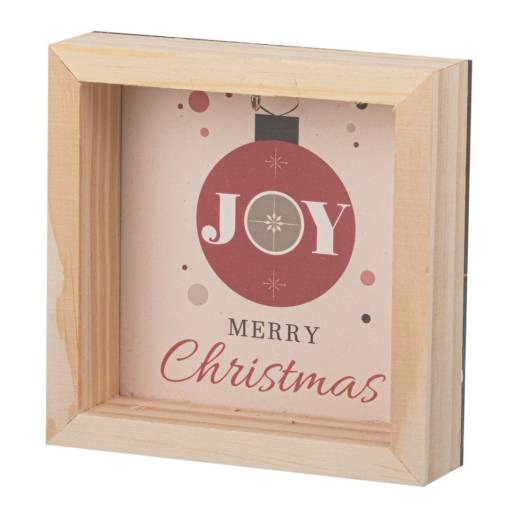 Καδράκι με Γάντζο και Εκτύπωση Joy 10εκ.