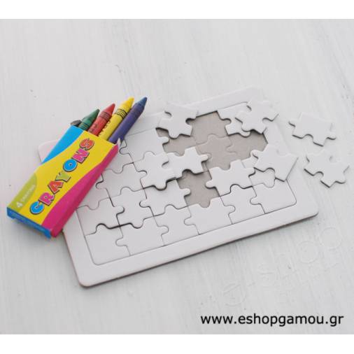 Παζλ DIY ζωγραφική με Κηρομπογιές 15Χ10εκ.